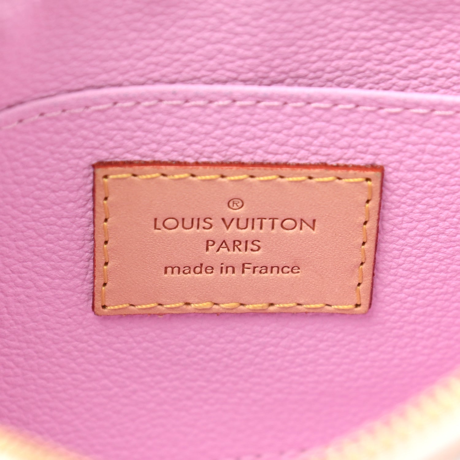 Louis Vuitton Monogram Multicolor Cosmetic Pouch White Litchi 6 of 6