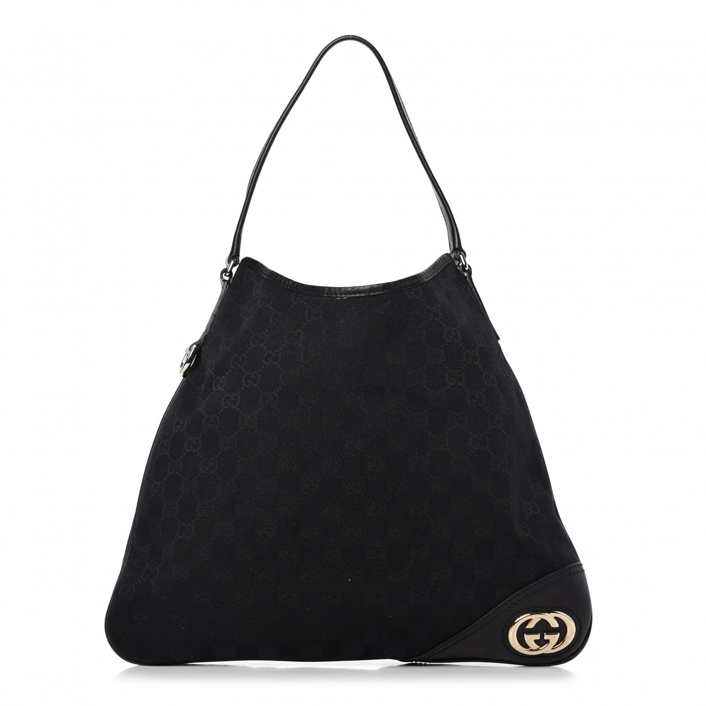 Monogram Medium New Britt Hobo Black