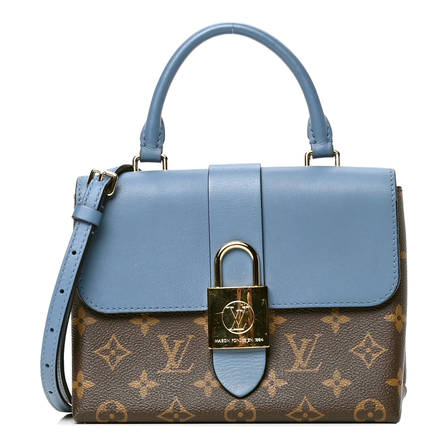 Louis Vuitton Monogram Locky BB Blue Jean 1 of 4