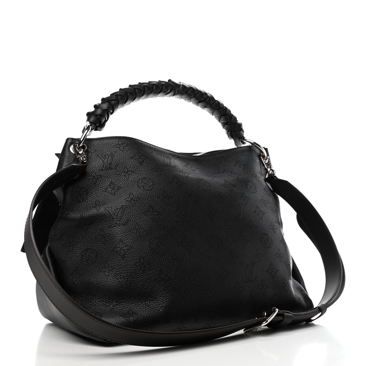Louis Vuitton Mahina Beaubourg Hobo MM Black 3 of 8