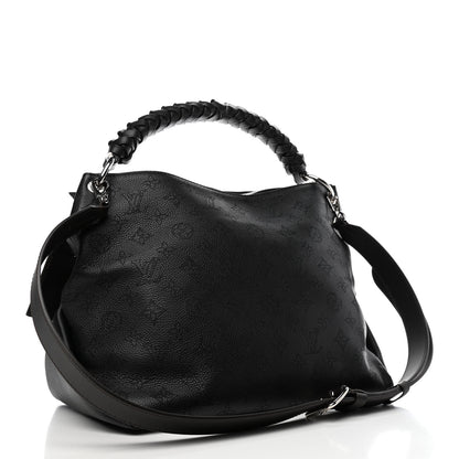 Louis Vuitton Mahina Beaubourg Hobo MM Black 3 of 8