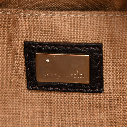 Fendi Zucca Nappa Nuvolata Vitello Tortuga Spy Bowler Tobacco Moro 6 of 10