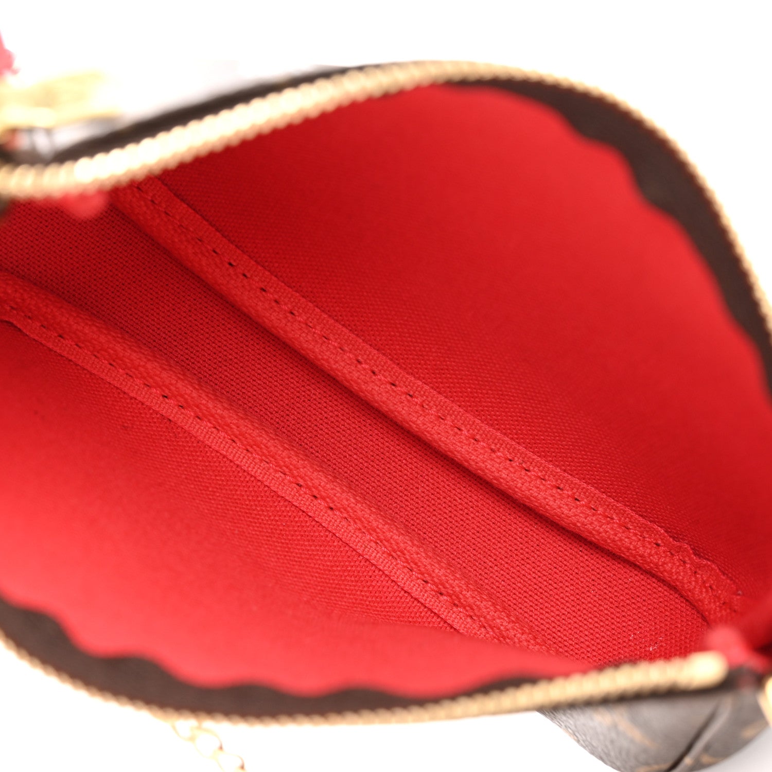 Louis Vuitton Monogram 2021 Christmas Animation London Mini Pochette Accessories Red 5 of 8