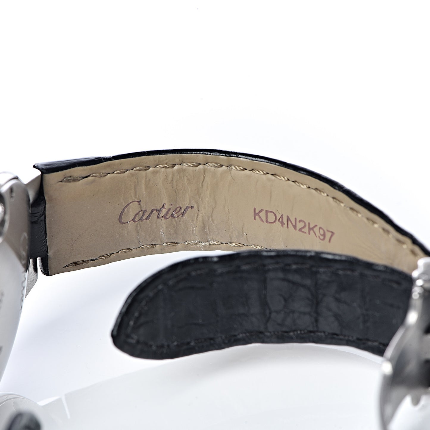 Stainless Steel Alligator 33mm Ballon Bleu De Cartier Automatic Watch