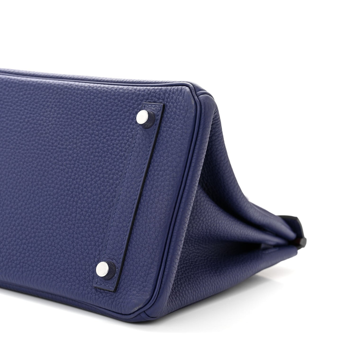 Togo Swift Officier Birkin 30 Bleu Encre Rouge H