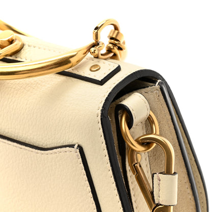 Chloe Calfskin Suede Small Nile Bracelet Bag Off White 14 of 18