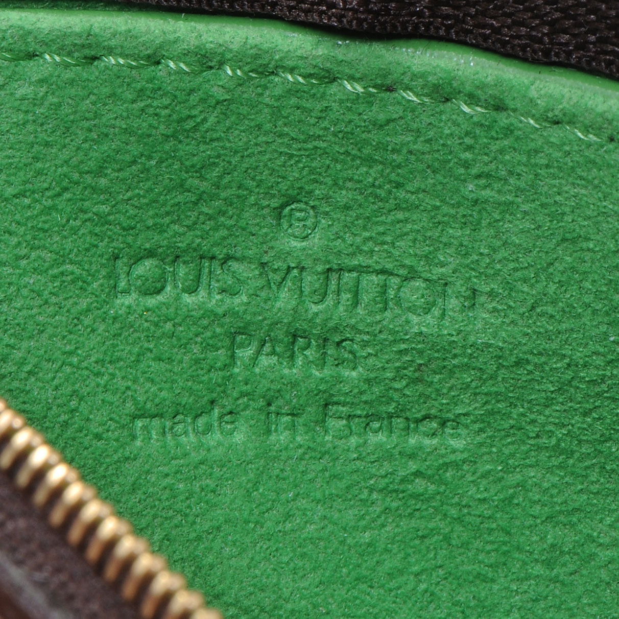 Louis Vuitton Monogram Perforated Key Pouch Green 6 of 7