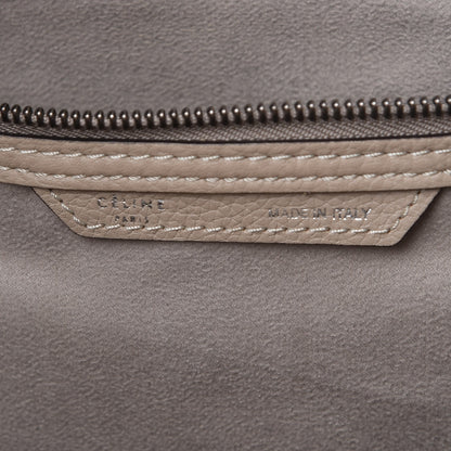 Celine Drummed Calfskin Shoulder Luggage Dune 7 of 8