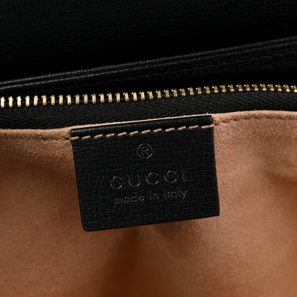 Gucci Azalea Calfskin Horsebit 1955 Shoulder Bag Black 6 of 10
