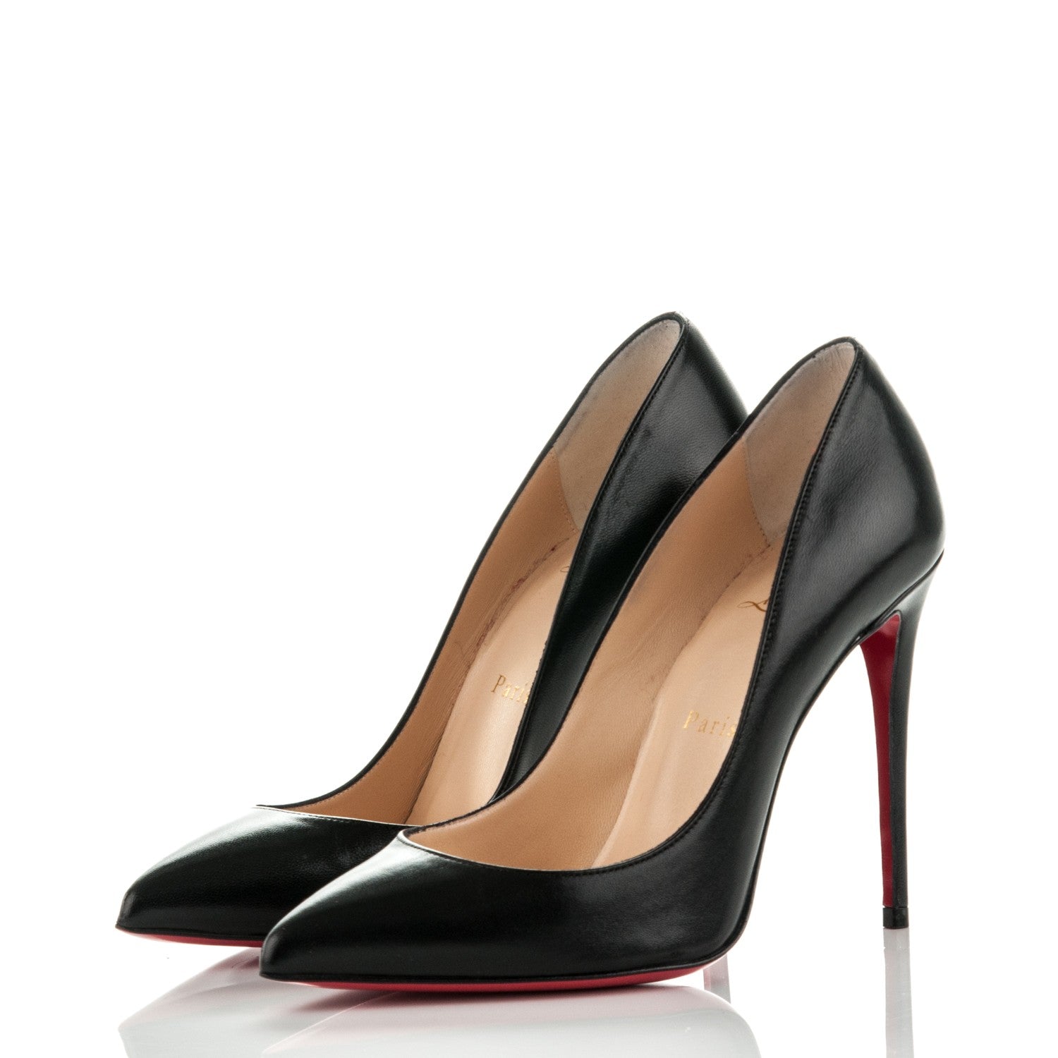 Christian Louboutin Kid Pigalle Follies 100 Pumps 37.5 Black 3 of 7