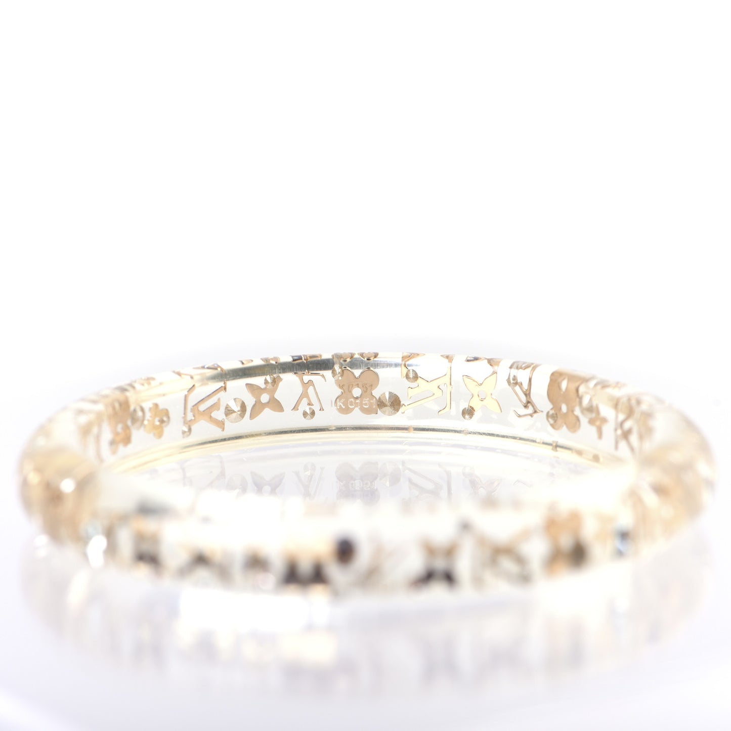 Resin Swarovski Medium Inclusion Bracelet PM Transparent