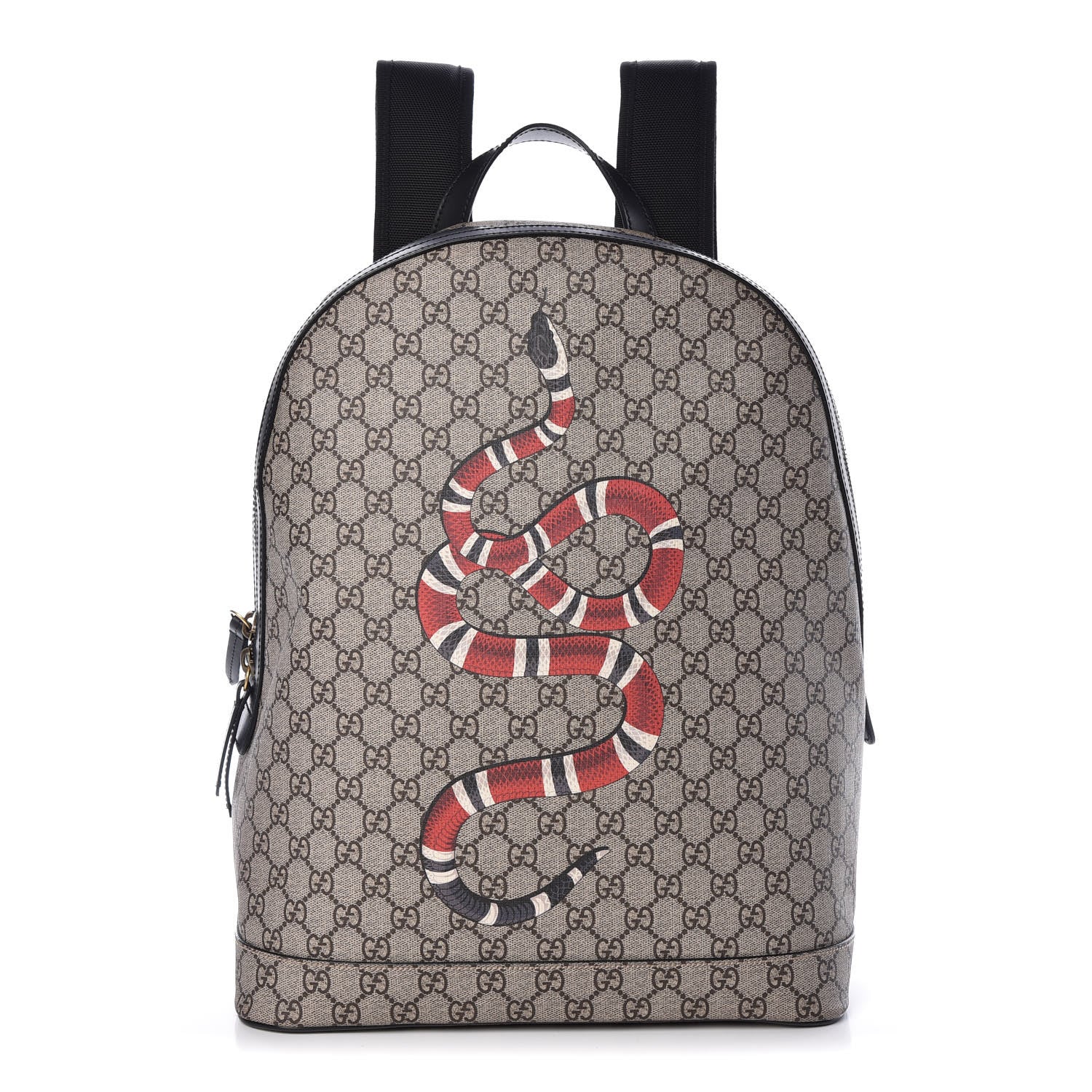 Gucci GG Supreme Monogram Kingsnake Dome Backpack 1 of 9