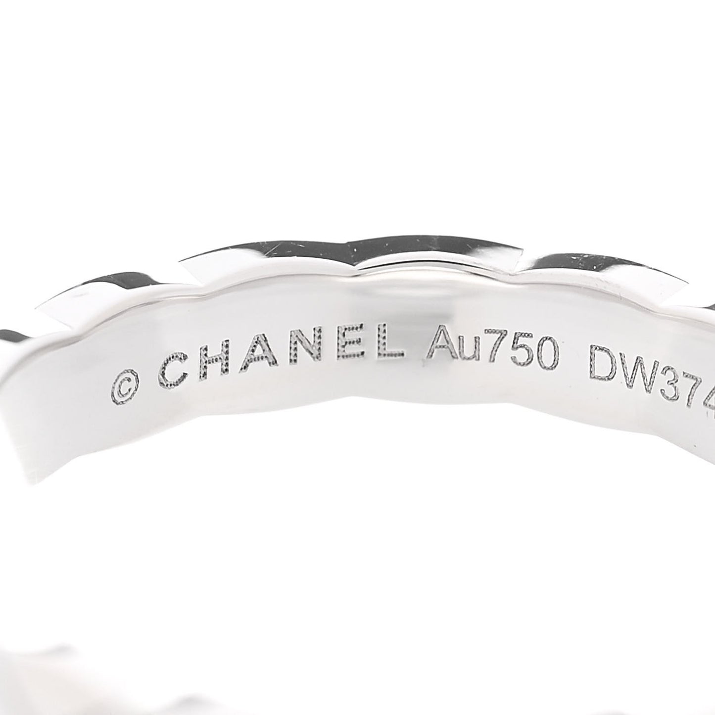 18K White Gold Mini Coco Crush Ring 52 6