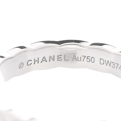 Chanel 18K White Gold Mini Coco Crush Ring 52 6 4 of 6