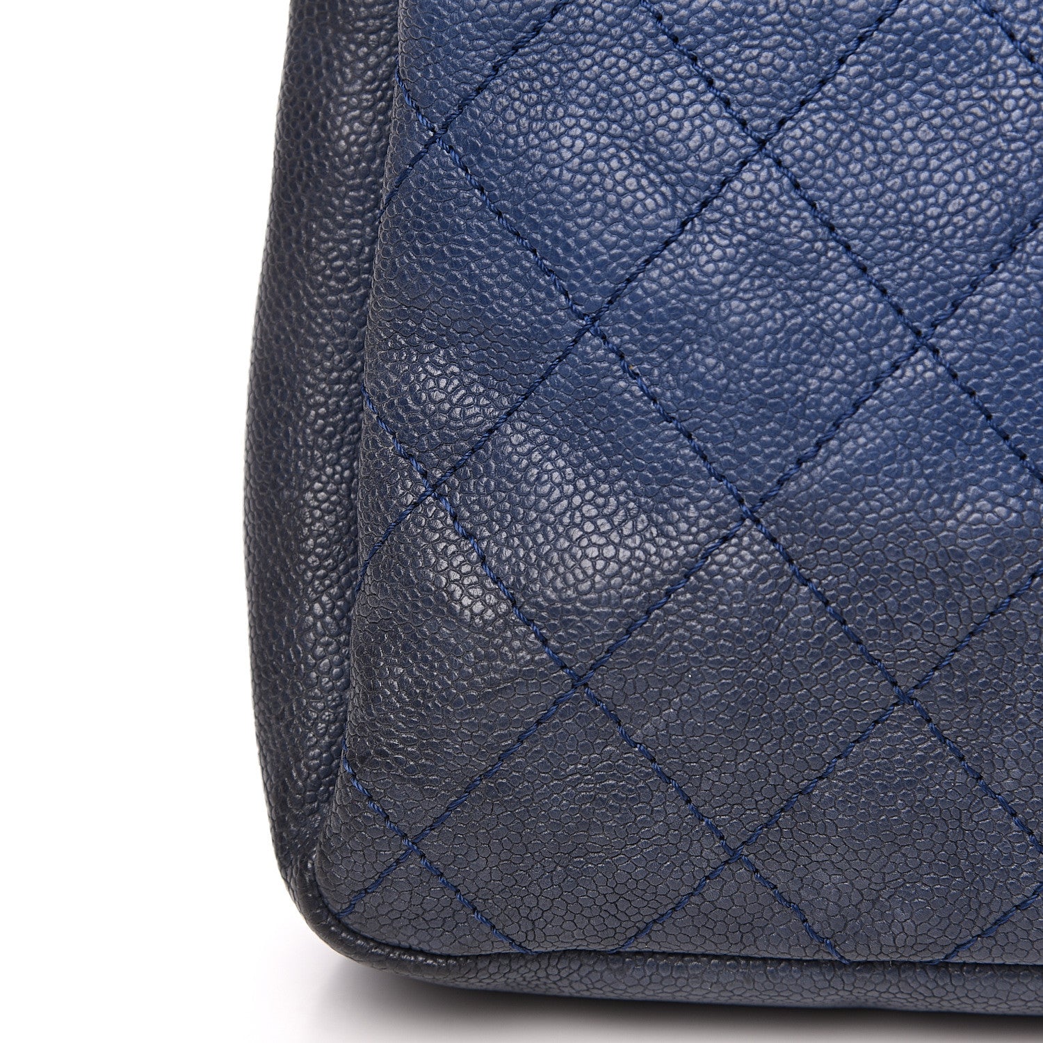 Chanel Caviar Quilted Medium Simply CC Flap Blue 14 of 14