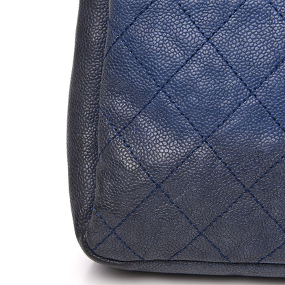Chanel Caviar Quilted Medium Simply CC Flap Blue 14 of 14