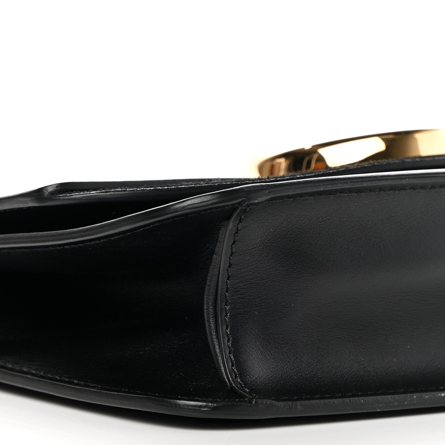 Chloe Calfskin Suede C Clutch With Chain Black 8 of 16