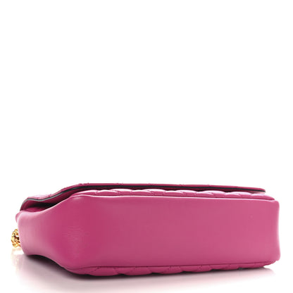 Versace Nappa Quilted Medusa Chain Crossbody Pink 4 of 9