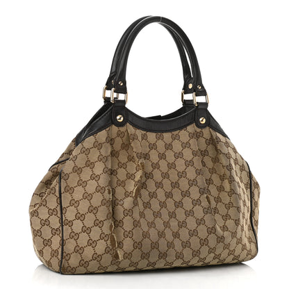 Gucci Monogram Medium Sukey Tote Dark Brown 3 of 15