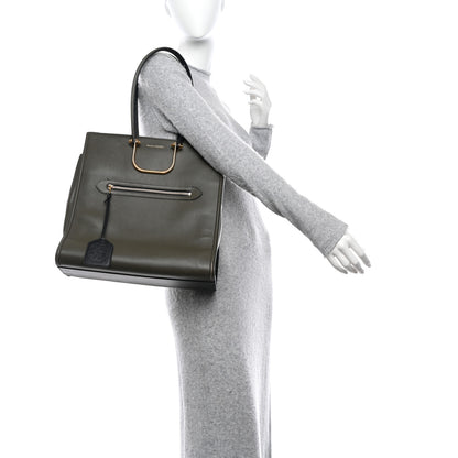 Alexander McQueen Calfskin The Tall Story Shoulder Bag Khaki 2 of 12