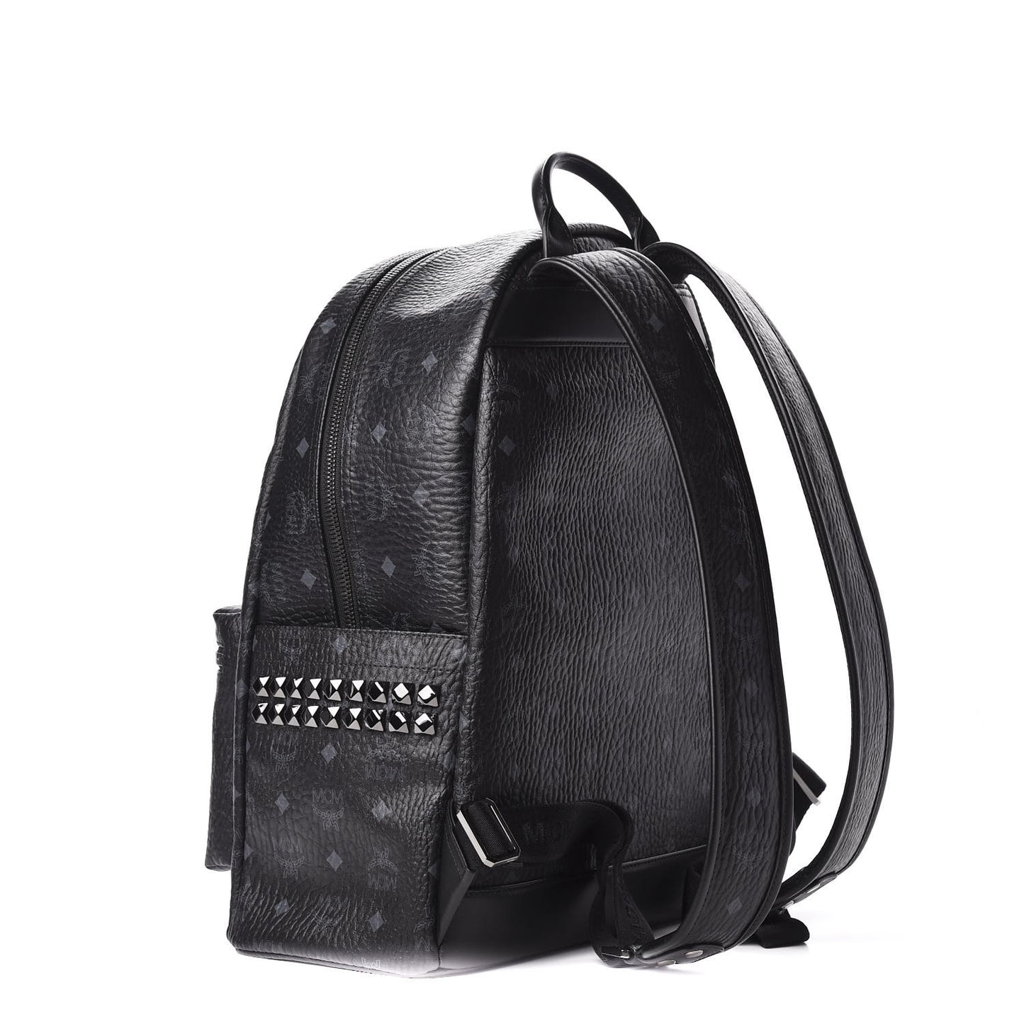 Visetos Medium Side Studs Stark Backpack Black