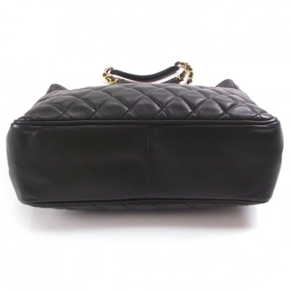 Chanel Dark Green Leather Quilted Tote 5 of 11