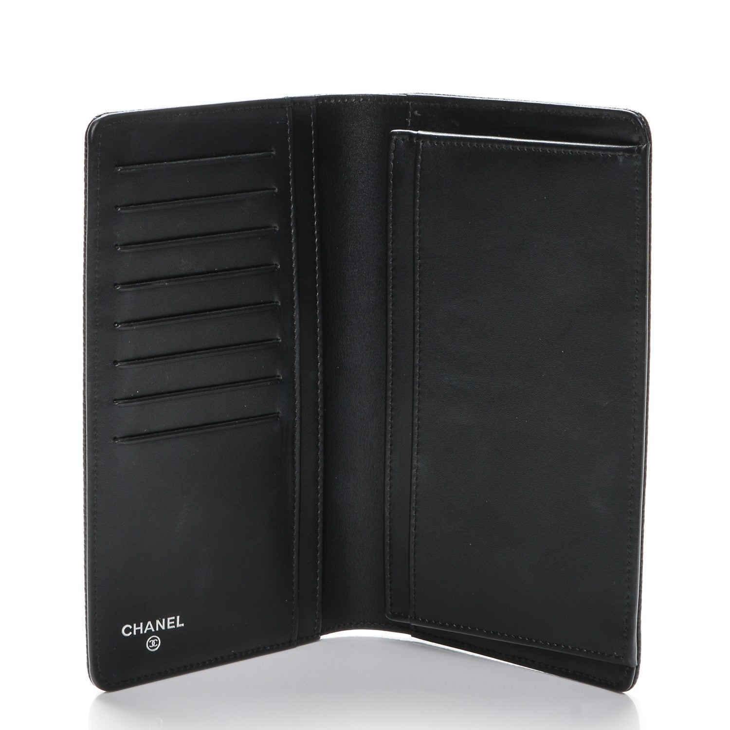 Chanel Caviar Timeless CC Yen Wallet Black 5 of 8