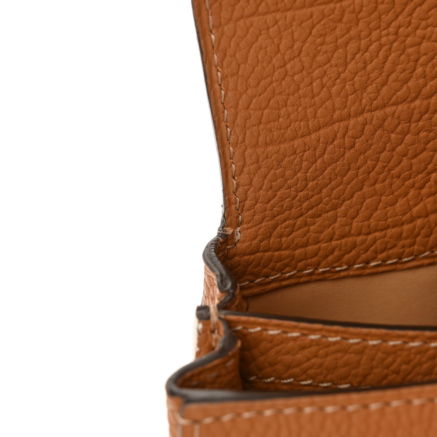 Delvaux Crispy Calfskin Mini Le Mutin Saddle Belt Bag Vegetal 11 of 12