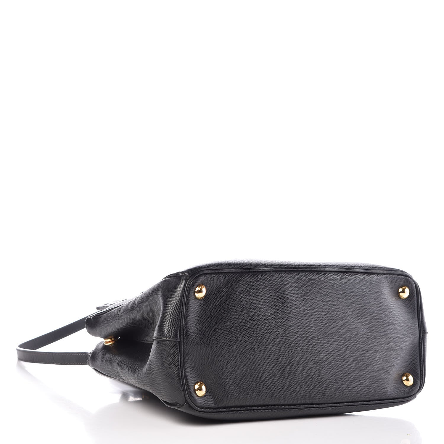 Prada Saffiano Small Galleria Double Zip Tote Black 4 of 16