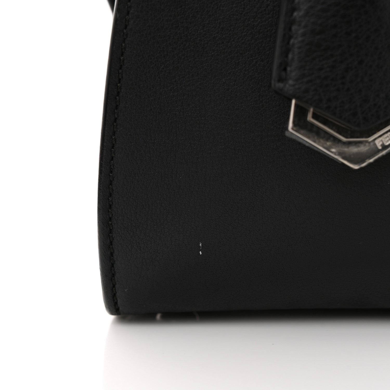 Fendi Vitello Dolce Shiny Nappa Petite 3Jours Tote Black 16 of 18