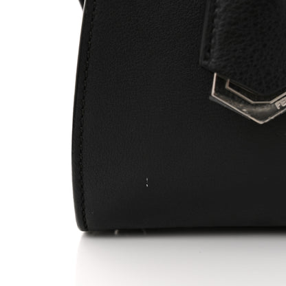 Fendi Vitello Dolce Shiny Nappa Petite 3Jours Tote Black 16 of 18