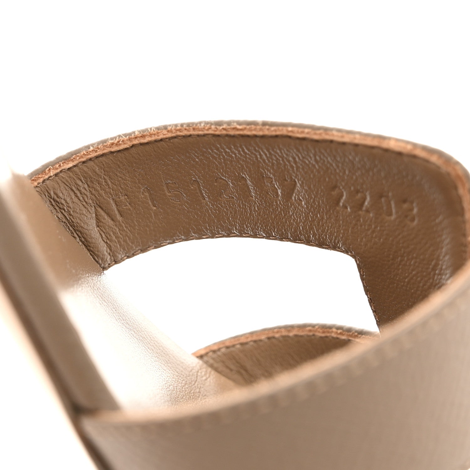 Hermes Epsom Oasis Sandals 37 Etoupe 1617226 – FASHIONPHILE