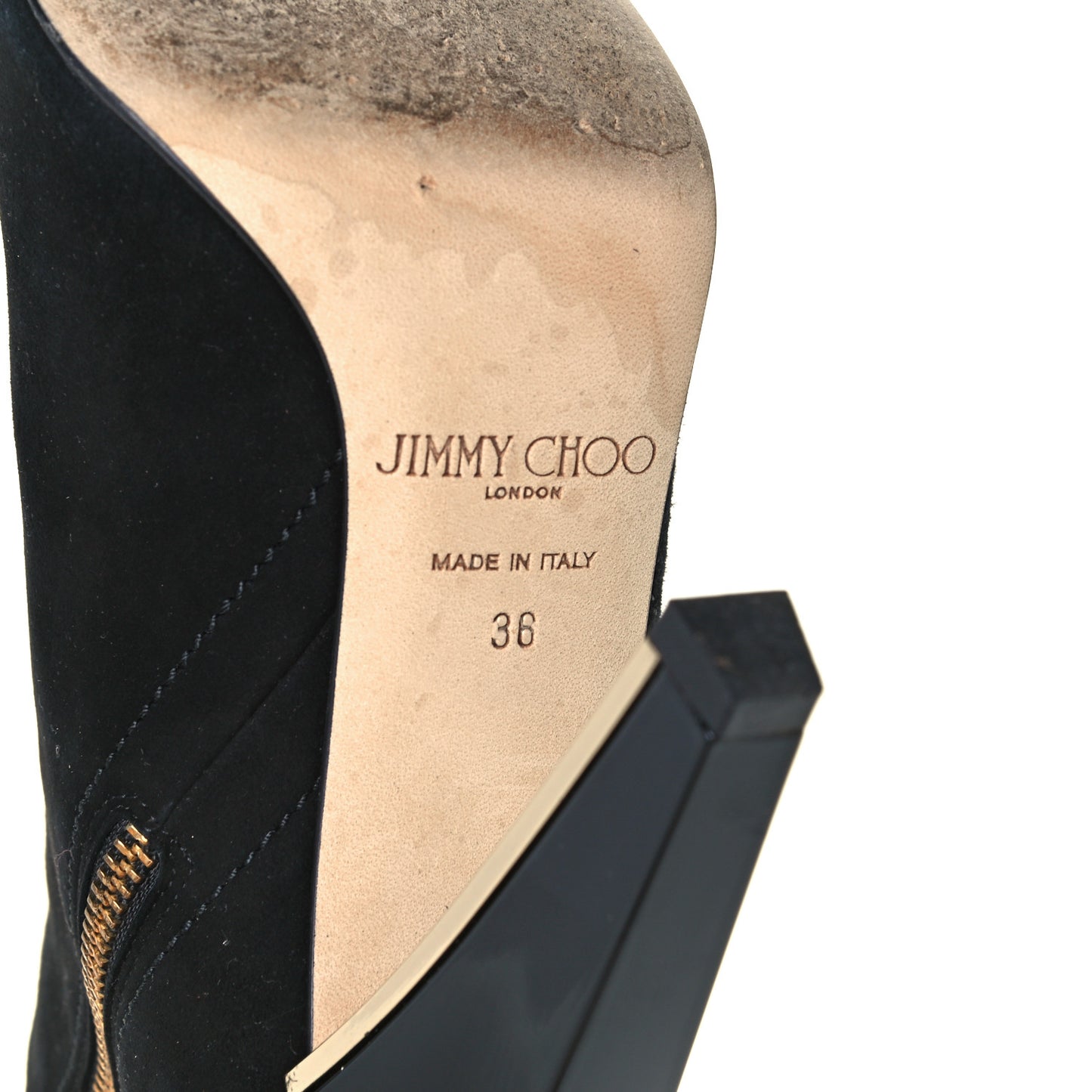 Suede Ankle Boots 36 Black