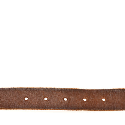Gucci Cuoio Toscano Nickel Double G 30mm Belt 75 30 Cuir 3 of 6