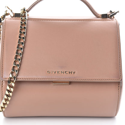 Givenchy Textured Calfskin Mini Pandora Box Chain Crossbody Bag Old Pink 9 of 11