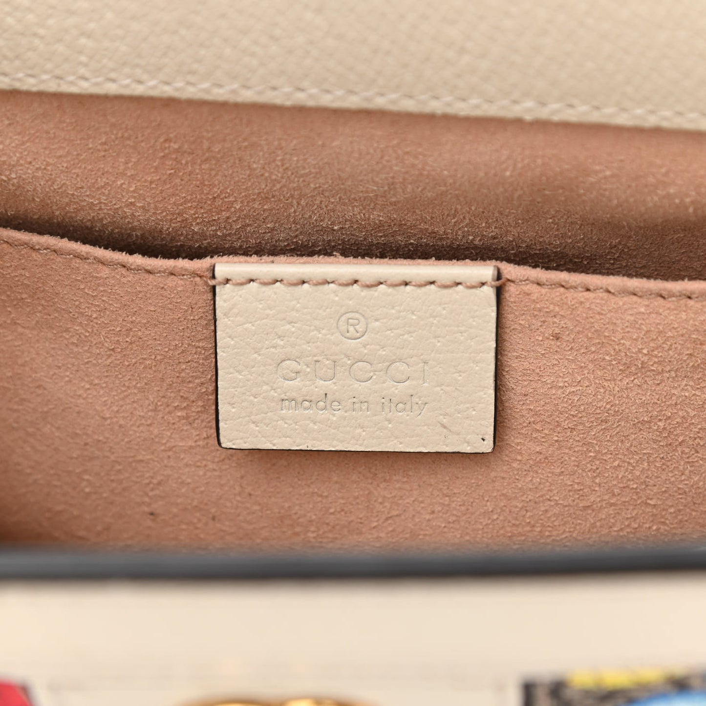 GG Supreme Monogram Flora Web Small Ophidia Chain Shoulder Bag White