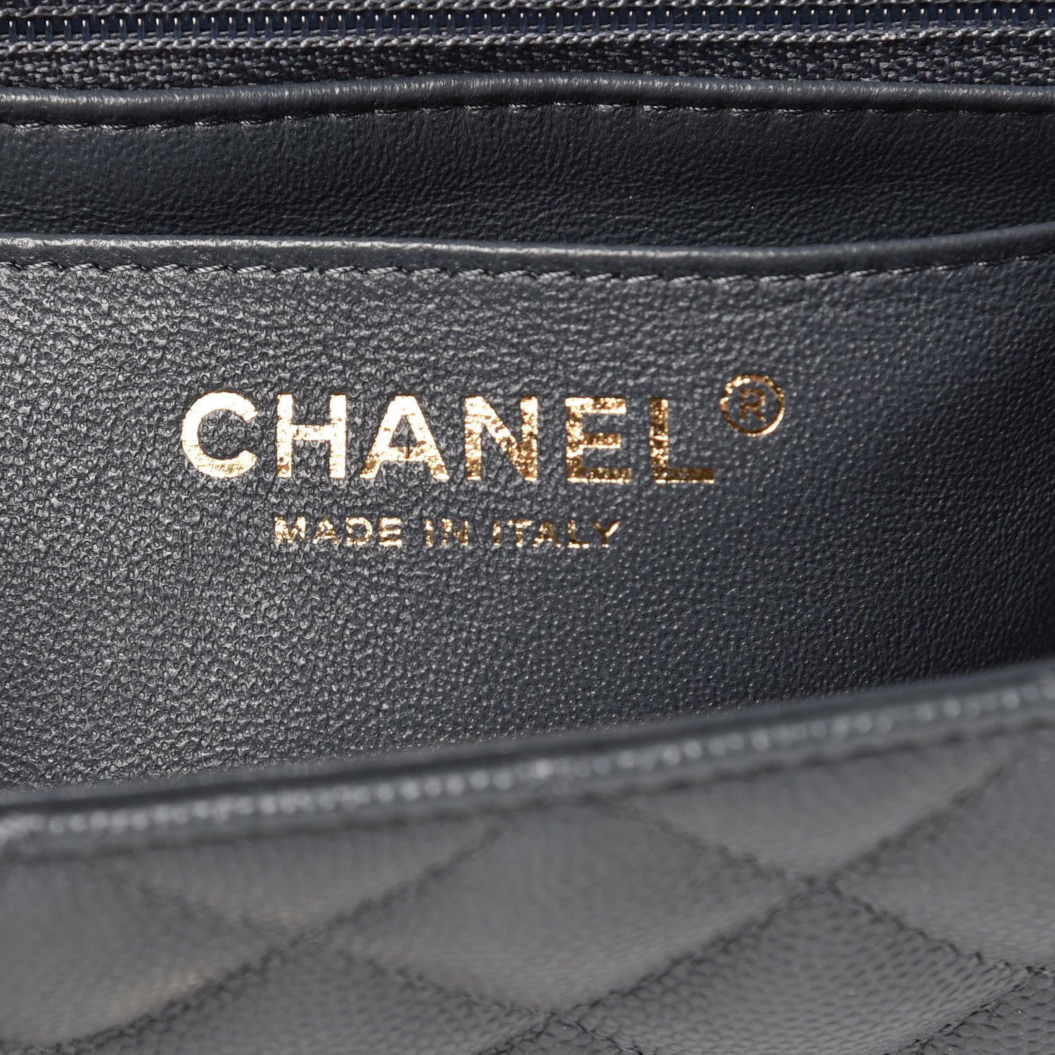 Chanel Caviar Quilted Mini Rectangular Flap Dark Grey 6 of 8