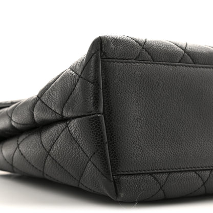Chanel Caviar Quilted Jumbo Kelly Flap Black 10 of 15
