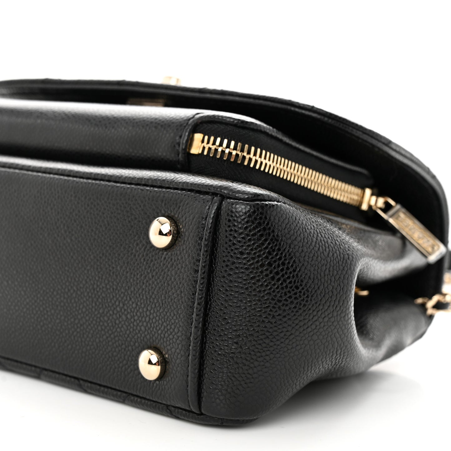 Caviar Quilted Small Business Affinity Flap Black