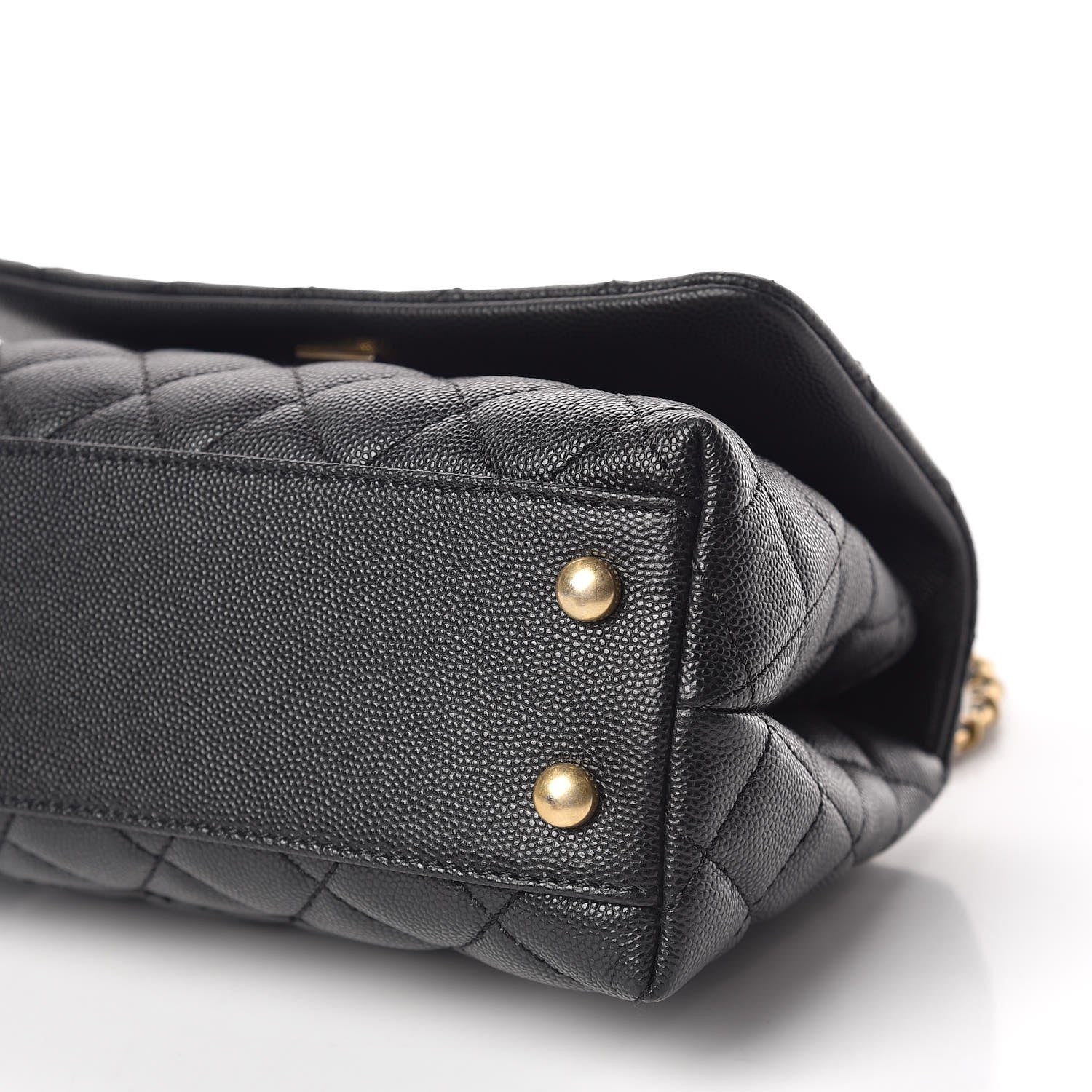 Chanel Caviar Quilted Mini Coco Handle Flap Black 7 of 10