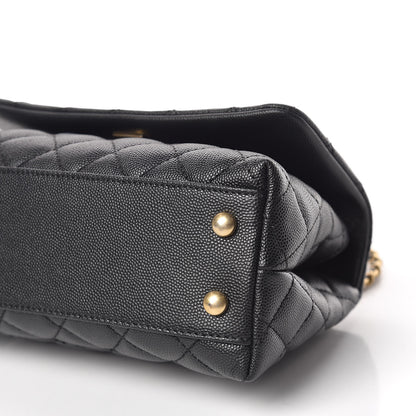 Chanel Caviar Quilted Mini Coco Handle Flap Black 7 of 10