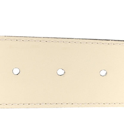 Gucci Calfskin Double G 40mm Belt 85 34 Mystic White 5 of 6