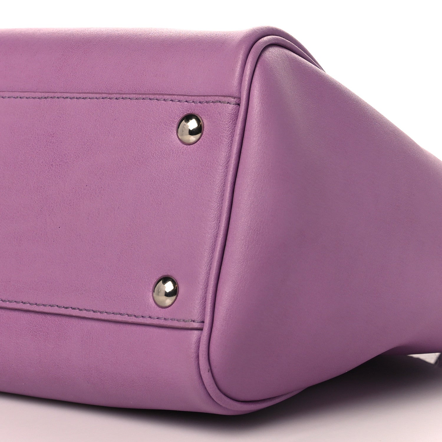 Salvatore Ferragamo Calfskin Tote Purple 8 of 9