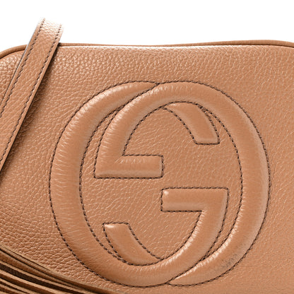 Gucci Pebbled Calfskin Small Soho Disco Bag Camelia 7 of 16