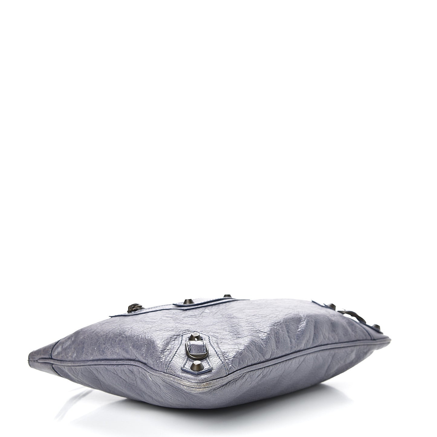 Agneau Classic Hardware Flat Handle Clutch Jacynthe