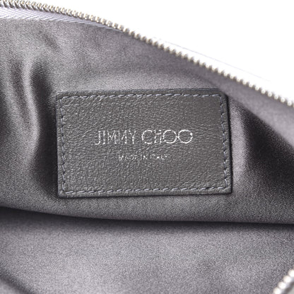 Chanel JIMMY CHOO Metallic Goatskin Callie Mea Tassel Shoulder Bag Silver 5 of 10