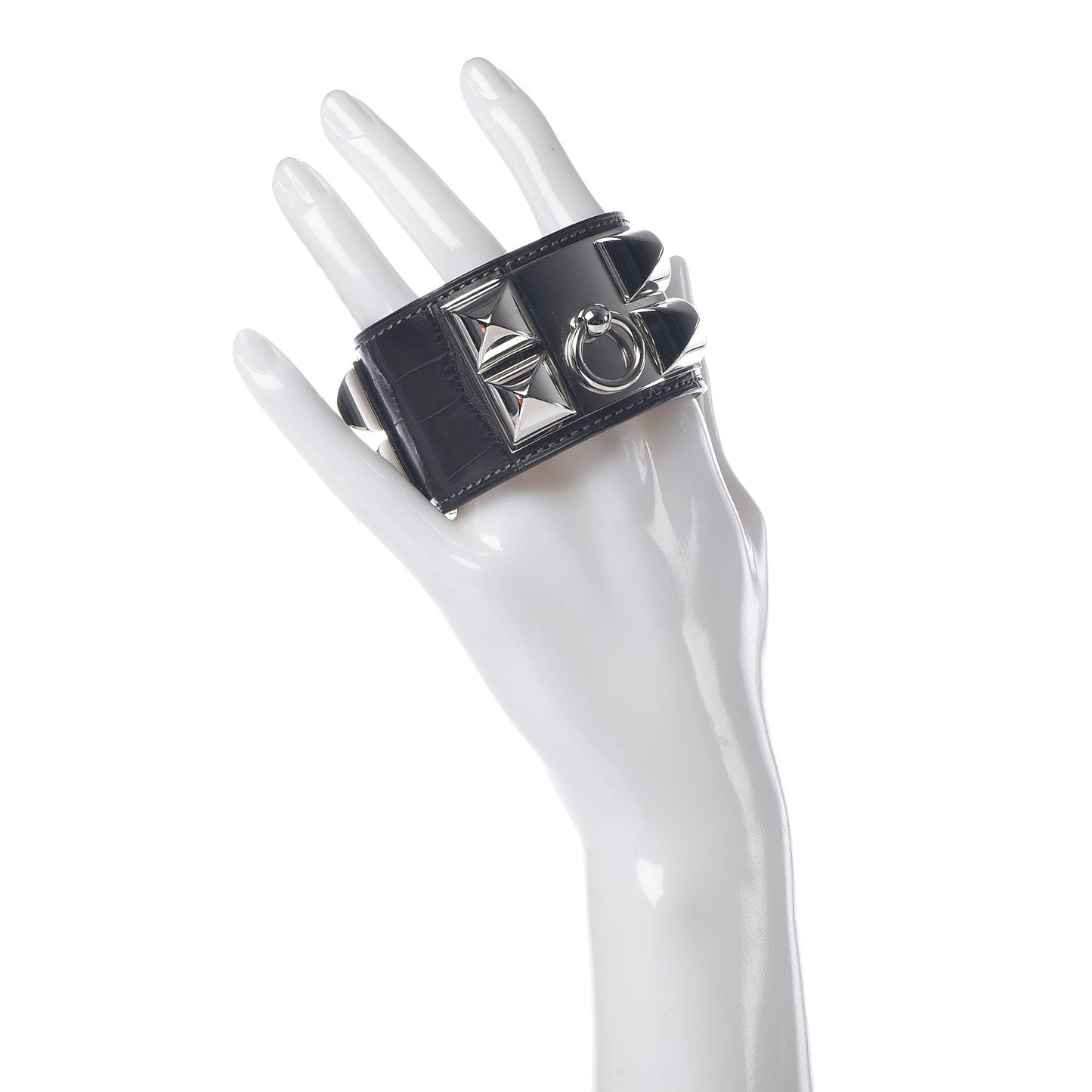 Matte Alligator Collier De Chien CDC Bracelet S Graphite