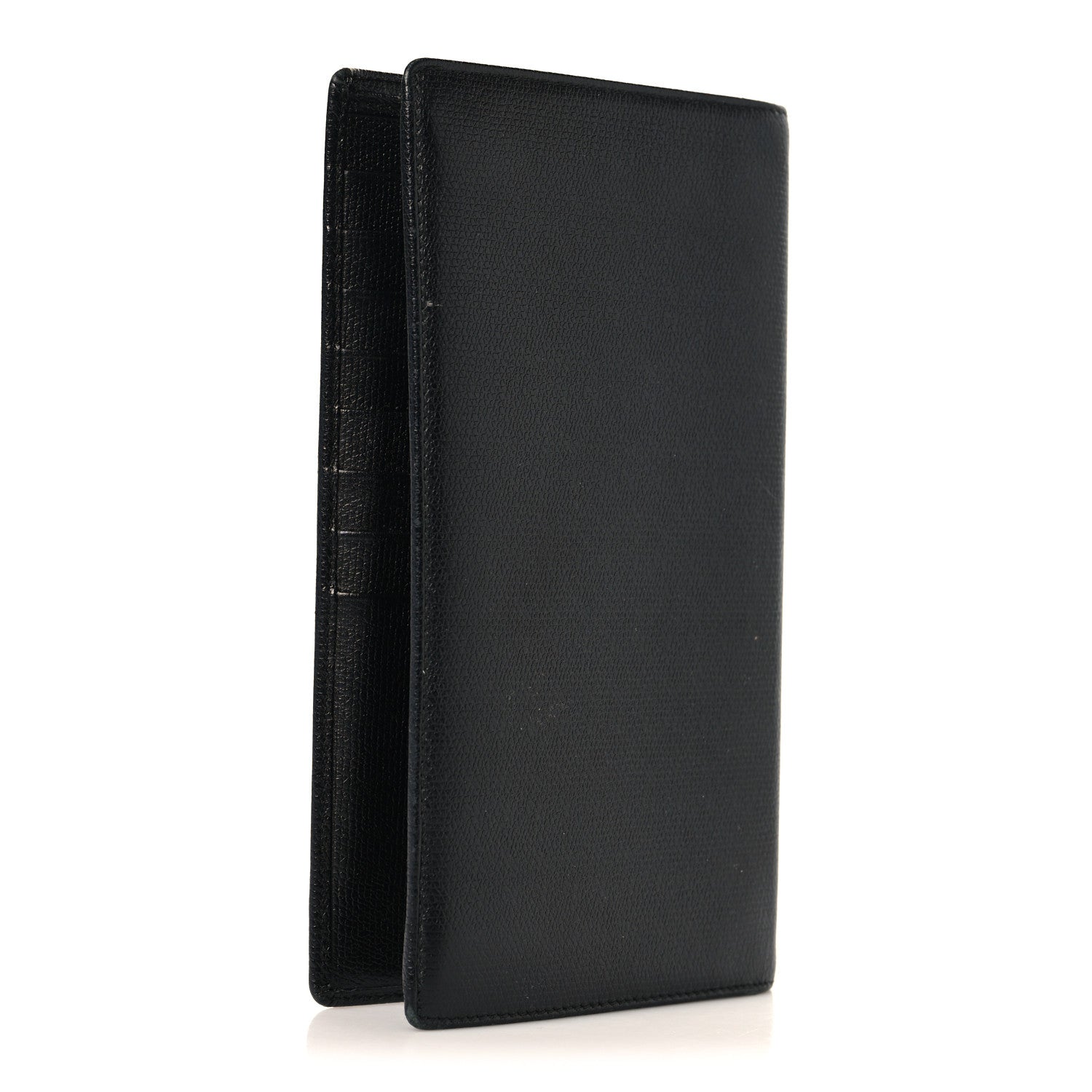 Chanel Grained Calfskin CC Button Yen Wallet Black 3 of 9