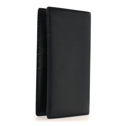 Chanel Grained Calfskin CC Button Yen Wallet Black 3 of 9