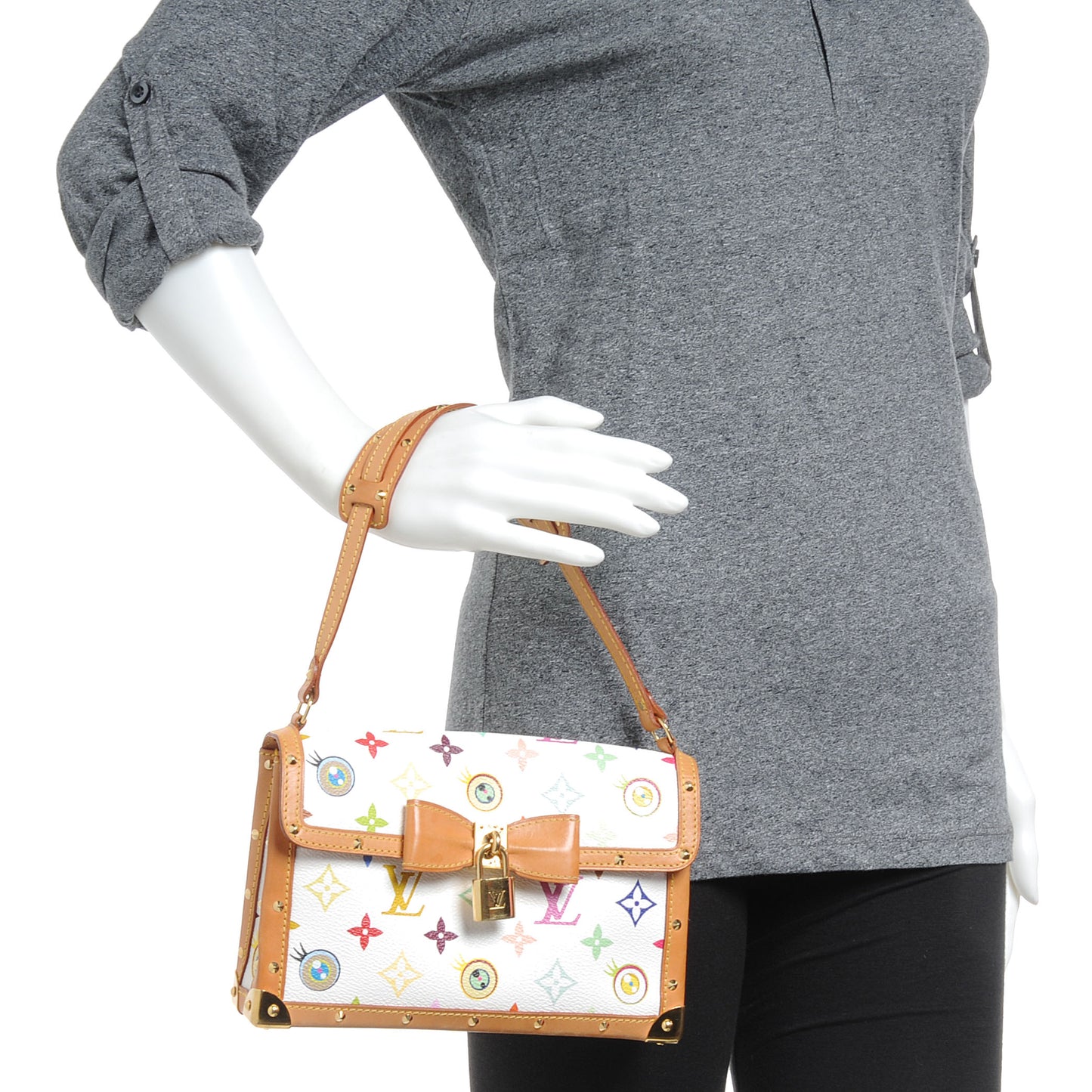 Monogram Multicolor Eye Miss You White